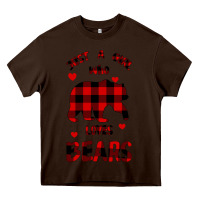 Chocolate Brown Just A Girl Who Loves Bears Heavy Core Tee - Bettercallsaul