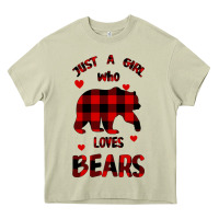 Mossy Just A Girl Who Loves Bears Heavy Core Tee - Bettercallsaul