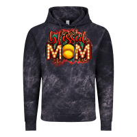 Cloud Black blessed softball mom lightbulb letters Vintage Hoodie - OliviaCreatesArt