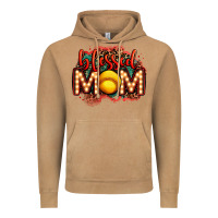 Blessed Softball Mom Lightbulb Letters Vintage Hoodie | Teevron