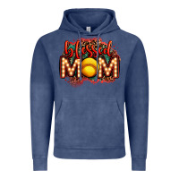 Vintage Denim blessed softball mom lightbulb letters Vintage Hoodie - OliviaCreatesArt