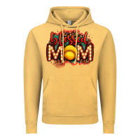 Vintage Mustard blessed softball mom lightbulb letters Vintage Hoodie - OliviaCreatesArt