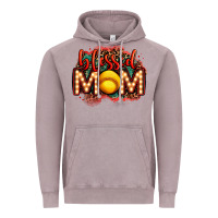 Vintage Zinc blessed softball mom lightbulb letters Vintage Hoodie - OliviaCreatesArt