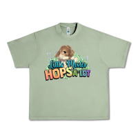 Oil Green Little mister hops a lot Easter day Urban Heavy Tee - HowdyJamesFarm