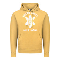 Vintage Mustard Oahu Hawaii North Shore Surf Beach Surfing Surfer Gift Vintage Hoodie - longCreatives