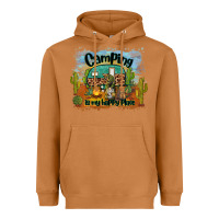 Meerkat camping is my happy place Heavyweight Hoodie - BarkalooDesign