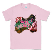 Bubblegum Pink Desert dreamer Cowgirl boots hat Classic Tee - HowdyJamesFarm