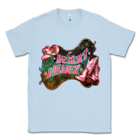 Dusty Blue Desert dreamer Cowgirl boots hat Classic Tee - HowdyJamesFarm