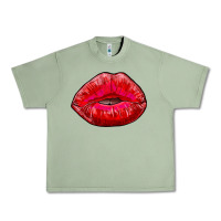 Oil Green kiss Urban Heavy Tee - RanaPortraitStore