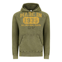 Vintage Olive Made in 1935 87th Birthday Gifts 87 Year old Birthday T-Shirt Vintage Hoodie - longCreatives