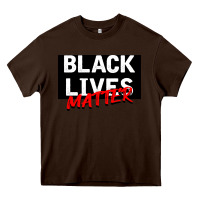 Chocolate Brown Black Lives Matter Heavy Core Tee - Bettercallsaul