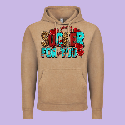 Sucker For You Olivia Vintage Hoodie Designed By Oliviacreatesart