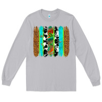 Moon Dust western brushstrokes Long Sleeve Tee - OliviaCreatesArt