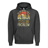 Charcoal Heather my drinking team has a cycling problem cotton t shirt funny dad gift c Zipper Hoodie - longCreatives