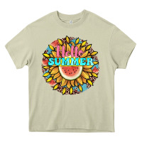 Mossy hello summer Heavy Core Tee - JahusDesignShop