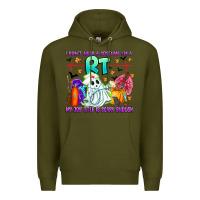 Army Green respiratory therapist halloween humor Premium Hoodie - CowhideDigitalArt