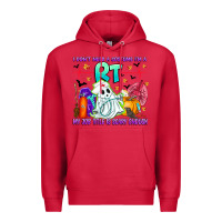 Cardinal respiratory therapist halloween humor Premium Hoodie - CowhideDigitalArt