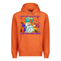 Carrot respiratory therapist halloween humor Premium Hoodie - CowhideDigitalArt