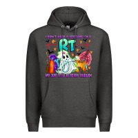 Charcoal Heather respiratory therapist halloween humor Premium Hoodie - CowhideDigitalArt