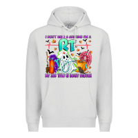 Dove Grey respiratory therapist halloween humor Premium Hoodie - CowhideDigitalArt