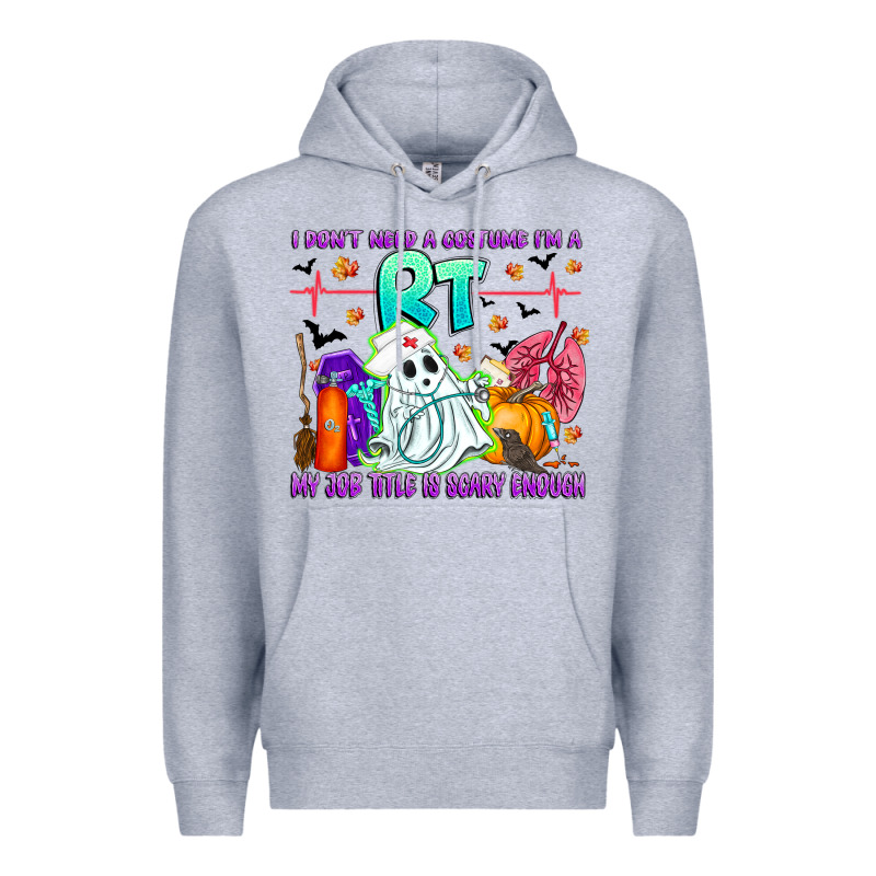 Respiratory Therapist Halloween Humor Premium Hoodie by CowhideDigitalArt | Teevron