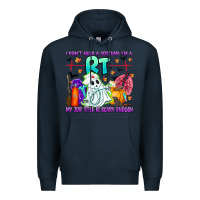 Navy respiratory therapist halloween humor Premium Hoodie - CowhideDigitalArt