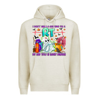 Oatmeal Heather respiratory therapist halloween humor Premium Hoodie - CowhideDigitalArt