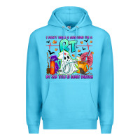 Ocean Blue respiratory therapist halloween humor Premium Hoodie - CowhideDigitalArt
