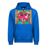 Cobalt v.d cow and heart Urban Hoodie - AdoDesignShop