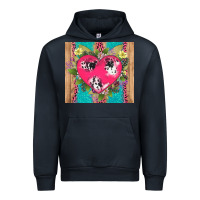 Navy v.d cow and heart Urban Hoodie - AdoDesignShop