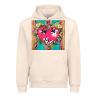 Sandshell v.d cow and heart Urban Hoodie - AdoDesignShop