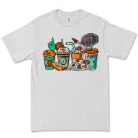 Dove Grey Basketball coffee cups Premium Tee - NancyCooperArtShop