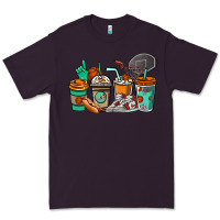 Plum Basketball coffee cups Premium Tee - NancyCooperArtShop