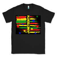 Black juneteenth american flag Classic Tee - TumblerDesignByShophia