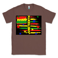Chestnut juneteenth american flag Classic Tee - TumblerDesignByShophia