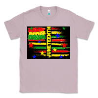 Lilac juneteenth american flag Classic Tee - TumblerDesignByShophia