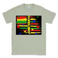 Matcha juneteenth american flag Classic Tee - TumblerDesignByShophia