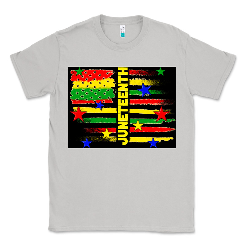 Juneteenth American Flag Classic Tee by TumblerDesignByShophia | Teevron