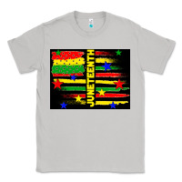 Moon Dust juneteenth american flag Classic Tee - TumblerDesignByShophia