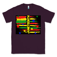 Plum juneteenth american flag Classic Tee - TumblerDesignByShophia