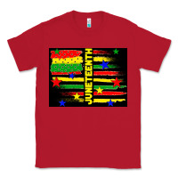 Red juneteenth american flag Classic Tee - TumblerDesignByShophia