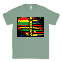 Sage juneteenth american flag Classic Tee - TumblerDesignByShophia