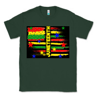 Sports Green juneteenth american flag Classic Tee - TumblerDesignByShophia