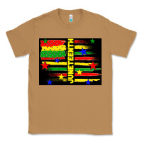 Toasted Coconut juneteenth american flag Classic Tee - TumblerDesignByShophia
