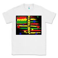 White juneteenth american flag Classic Tee - TumblerDesignByShophia