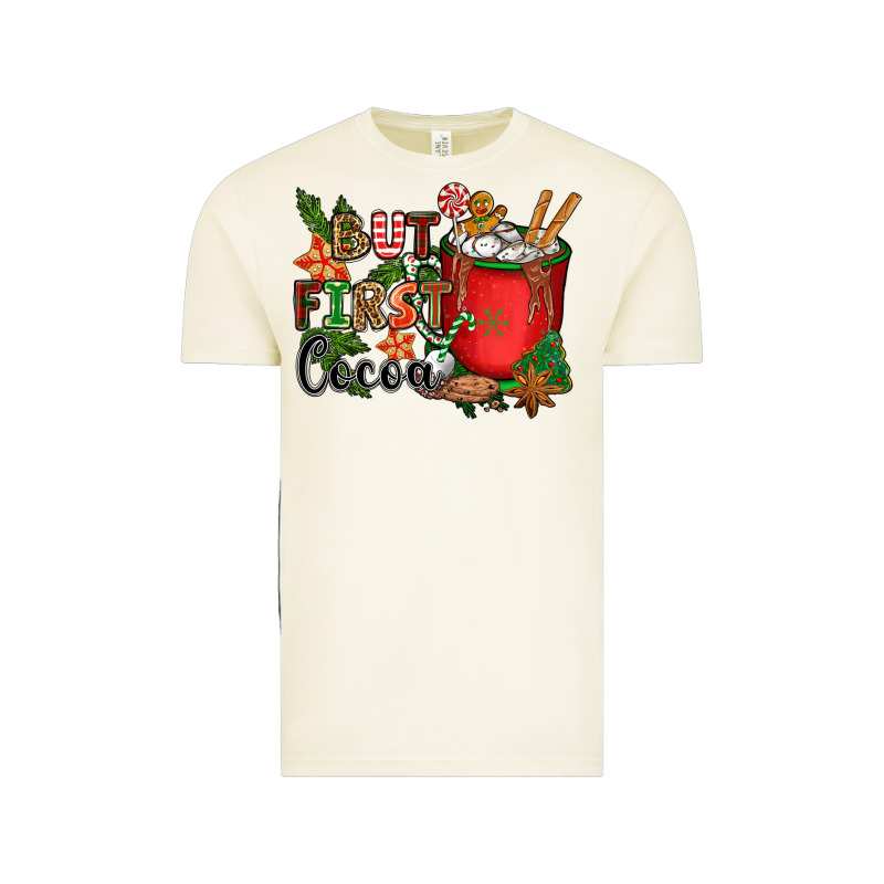 But First Cocoa Vintage Tee by CowGirlArtShop | Teevron