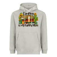 Moon Dust camping is my happy place caravan Heavyweight Hoodie - BarkalooDesign