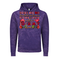 Cloud Purple roses are red chocolates are brown Vintage Hoodie - OliviaCreatesArt