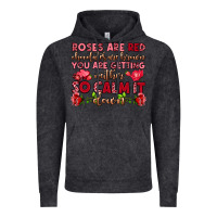Vintage Black roses are red chocolates are brown Vintage Hoodie - OliviaCreatesArt
