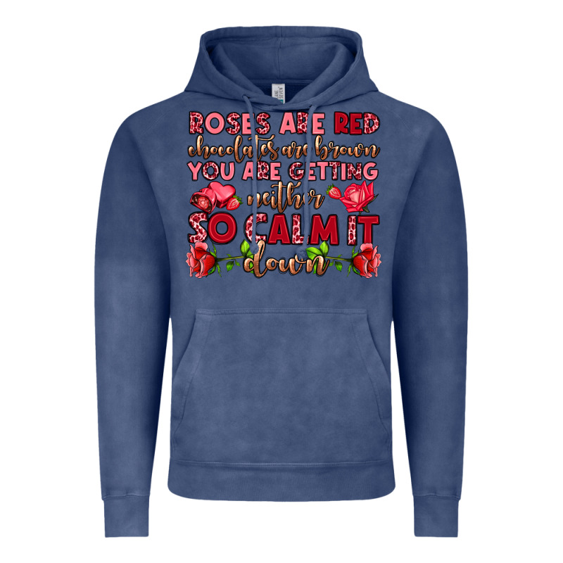 Roses Are Red Chocolates Are Brown Vintage Hoodie by OliviaCreatesArt | Teevron